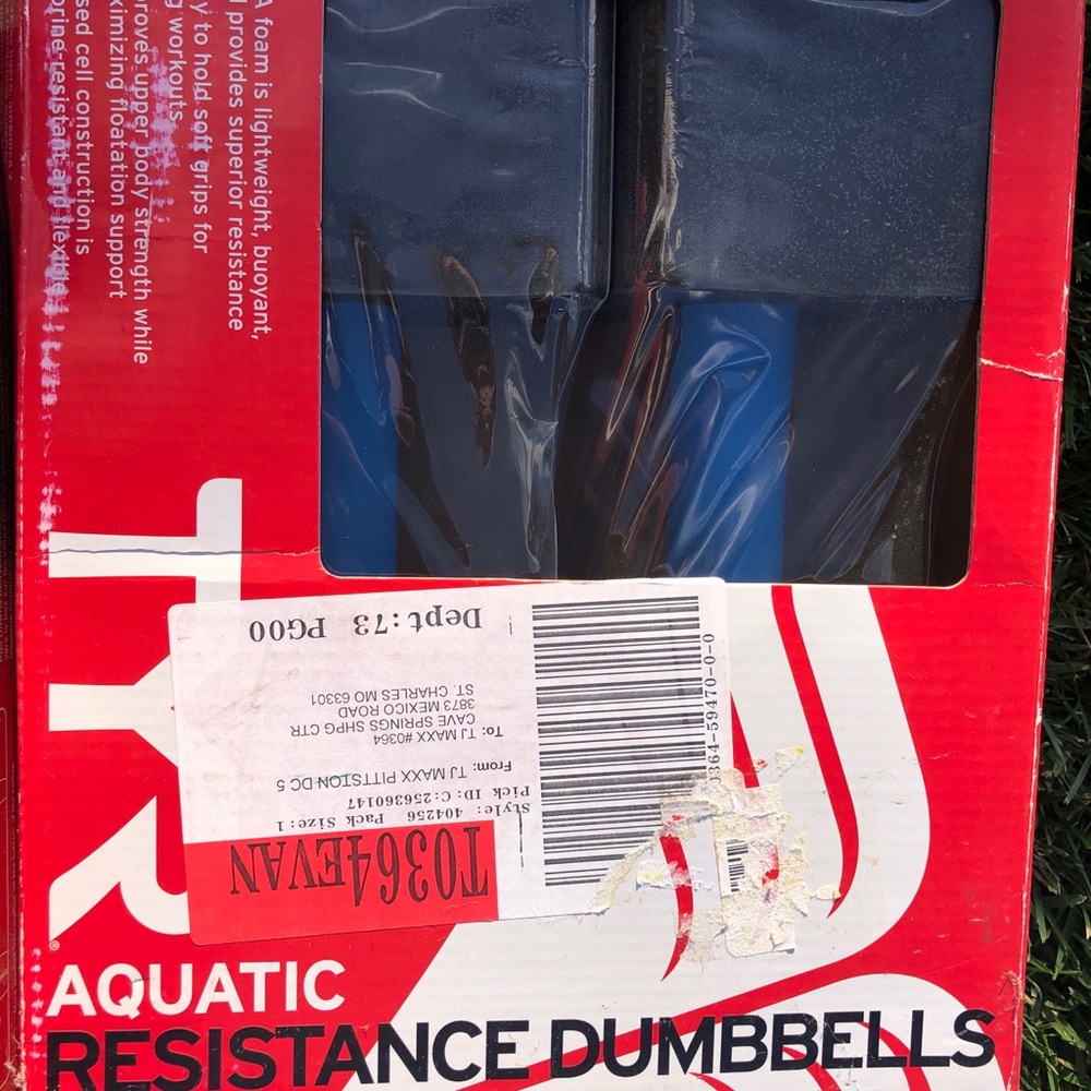 Water aerobics weights